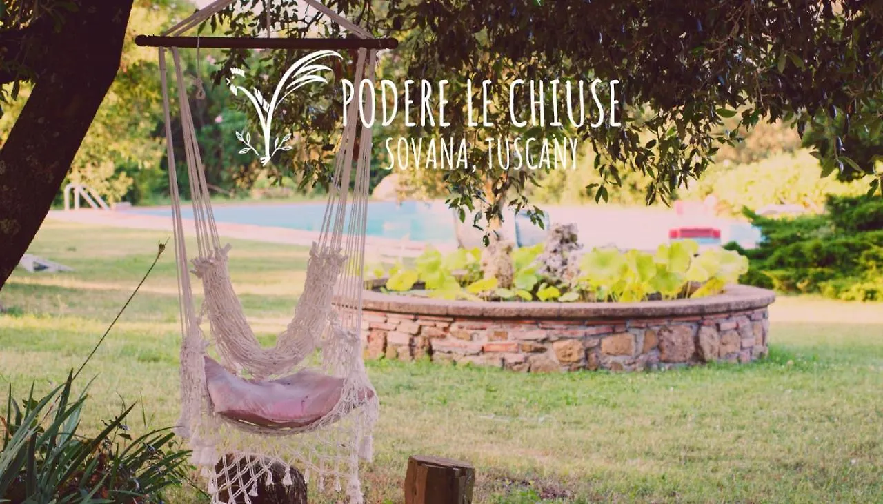 Podere Le Chiuse Sovana Semesterbostad